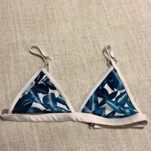 romwe bikini triangle top